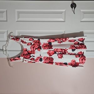 WHBM Rose Flowered Dress